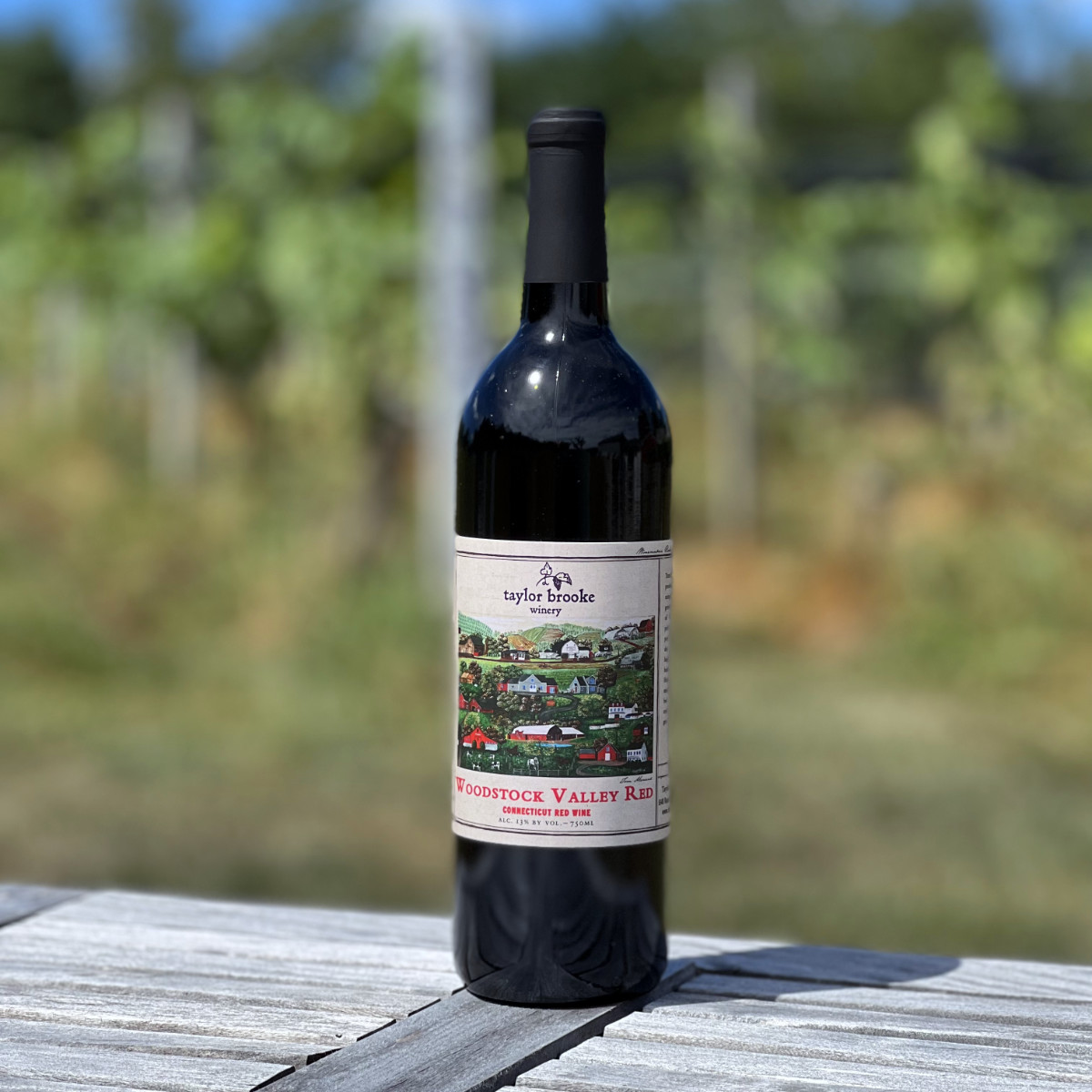 Wodstock Valley Red wine bottle